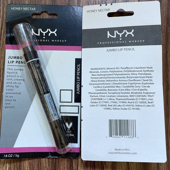 SET OF 2 NYX JUMBO LIP PENCIL lipstick in Honey Nectar - Picture 2 of 2